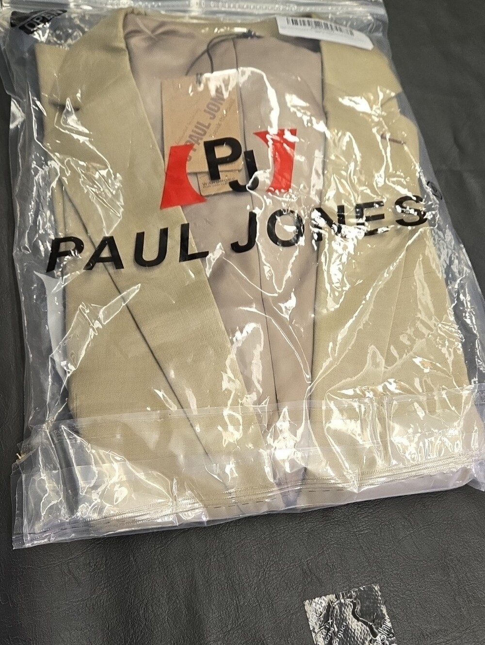 Paul Jones Men's Beige Blazer Jacket